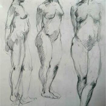 Drawing titled "27EA1A11006B4C3990A…" by Sandrine Wely, Original Artwork