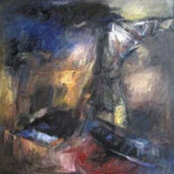 Pittura intitolato "l'usine" da Sandrine Wely, Opera d'arte originale, Olio