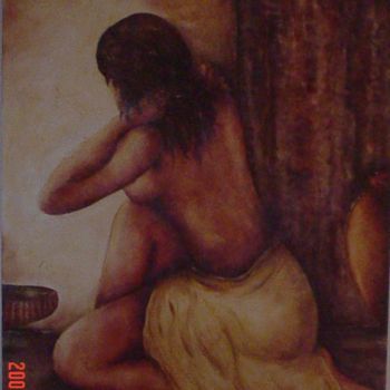 Peinture intitulée "Gézabel" par Sandrine Sàn, Œuvre d'art originale