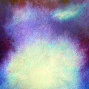 Painting titled "Divine Light / Lumi…" by Sandrine Auriac, Original Artwork, Oil