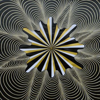 Peinture intitulée "YOKO" par Sandrine Coquelle, Œuvre d'art originale, Acrylique