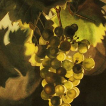 Peinture intitulée "vendanges" par Sandrine Hardjani, Œuvre d'art originale, Autre