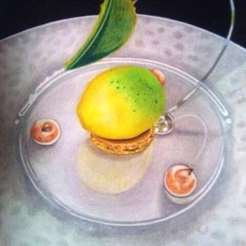 Dessin intitulée "Les desserts des Ch…" par Sandrine Hardjani, Œuvre d'art originale