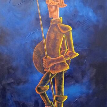 Pintura titulada "Dom Quixote" por Sandro José, Obra de arte original, Acrílico