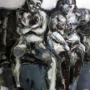 Malarstwo zatytułowany „hommage Degas" l'at…” autorstwa Sandrine Richard, Oryginalna praca, Inny