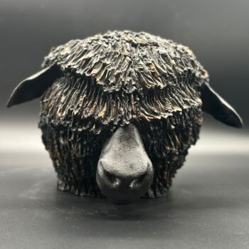 Sculpture intitulée "Shepherd #1" par Sange, Œuvre d'art originale, Argile
