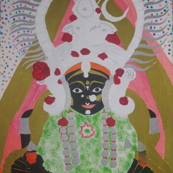 Schilderij getiteld "SANGRAM'S GREATEST…" door Sangram Bubun, Origineel Kunstwerk, Inkt