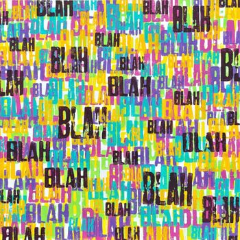 "Blah Blah IV" başlıklı Tablo Sanjay Dhawan tarafından, Orijinal sanat, Akrilik
