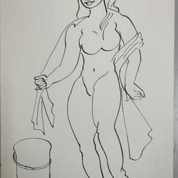 Drawing titled "sketches" by Sanjay Kumar, Original Artwork, Ink