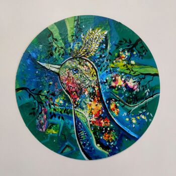 Schilderij getiteld "Glory of Nature wit…" door Sanjay Punekar, Origineel Kunstwerk, Acryl