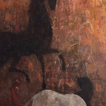 Painting titled "Les Persans" by Sanrey, Original Artwork