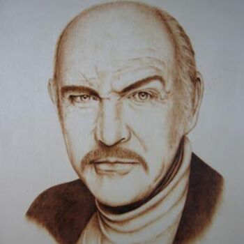 Pintura titulada "Sean Connery" por José Luis San Román, Obra de arte original