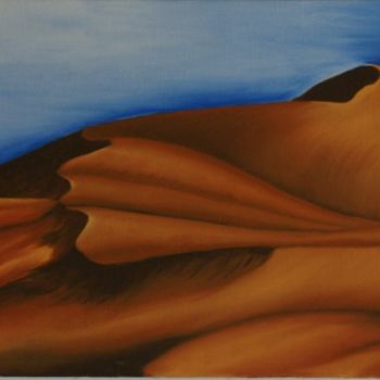 Peinture intitulée "Sand dune" par Paul Santander, Œuvre d'art originale, Autre
