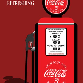 Arte digital titulada "Drink Coca-Cola Vin…" por Santhiago Carvalho, Obra de arte original, Trabajo Digital 2D