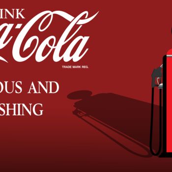 Digitale Kunst getiteld "Drink Coca-Cola Vin…" door Santhiago Carvalho, Origineel Kunstwerk, 2D Digital Work