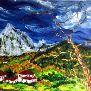 Painting titled "san-vicente-65x50.j…" by Santi Goñi, Original Artwork, Oil