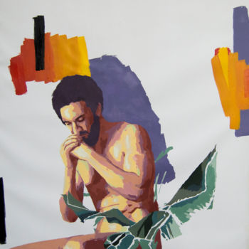 Peinture intitulée "The wrong name of t…" par Santiago Castro, Œuvre d'art originale, Acrylique