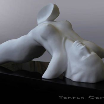 Scultura intitolato "Ausente de ti / way…" da Santos Carvalho, Opera d'arte originale, Pietra