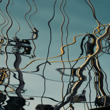 "Cables dorados" başlıklı Fotoğraf Santos Turiño tarafından, Orijinal sanat, Dijital Fotoğrafçılık