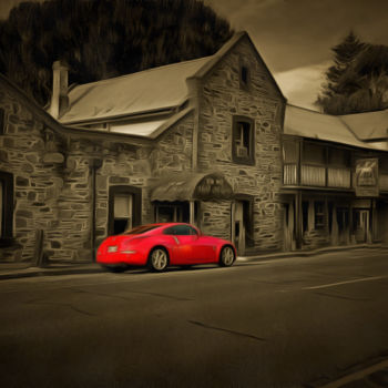 Digital Arts titled "McLaren Hotel" by Alan Carson, Original Artwork
