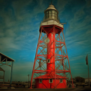 Digital Arts titled "Port Adelaide Light…" by Alan Carson, Original Artwork