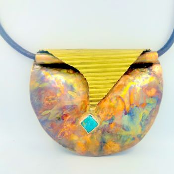 Design mit dem Titel "Pendant" von Sapir Gelman, Original-Kunstwerk, Halsketten