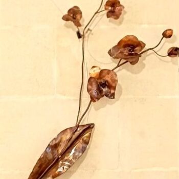 Design titled "Orchid" by Sapir Gelman, Original Artwork, Metals