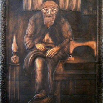 Design titled "Old Jewish Tailor" by Sapir Gelman, Original Artwork