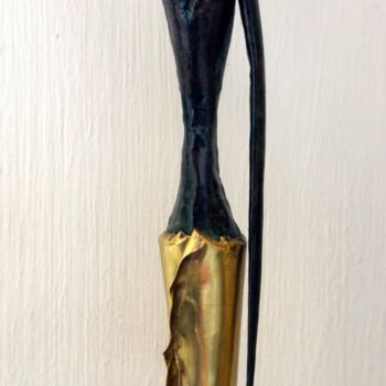 Скульптура под названием "Black Beauty VIII" - Sapir Gelman, Подлинное произведение искусства, Металлы