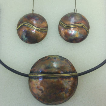 Design intitulée "Earrings & Hecklace" par Sapir Gelman, Œuvre d'art originale, Objets