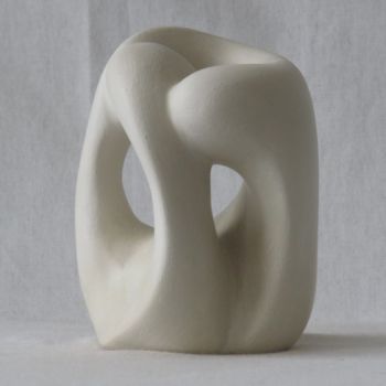 Sculpture intitulée "Petite terre blanch…" par Sara Amato-Gentric, Œuvre d'art originale, Argile