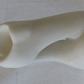 Sculpture intitulée "Terre blanche 6" par Sara Amato-Gentric, Œuvre d'art originale, Argile