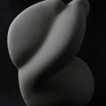 Скульптура под названием "Présence" - Sara Amato-Gentric, Подлинное произведение искусства, Глина