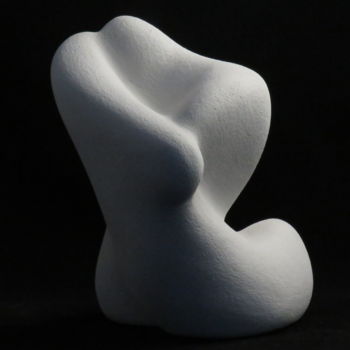 Sculpture titled "Grâce / Blessing" by Sara Amato-Gentric, Original Artwork, Clay