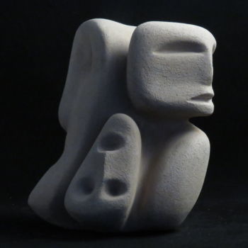 Sculpture titled "Esprits 2" by Sara Amato-Gentric, Original Artwork, Clay