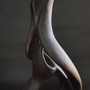 Скульптура под названием "L'hermaphrodite" - Sara Amato-Gentric, Подлинное произведение искусства, Терракота
