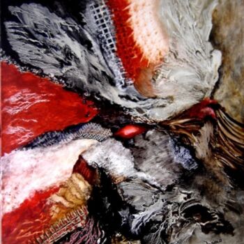 Картина под названием "Pasión volcánica" - Sara Diciero, Подлинное произведение искусства, Масло
