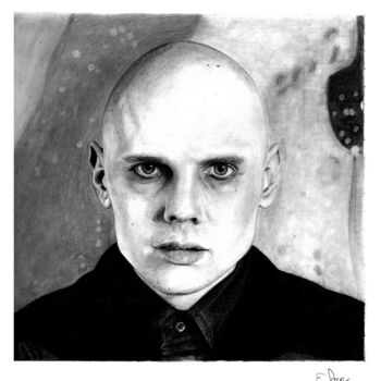 "Billy Corgan - The…" başlıklı Resim Sara Malini tarafından, Orijinal sanat, Kalem