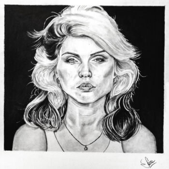 Dessin intitulée "Blondie" par Sara Malini, Œuvre d'art originale, Graphite