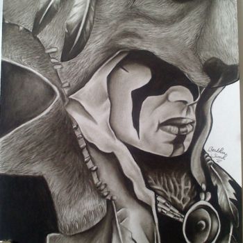 Drawing titled "assassin's creed II…" by Sarah Berthier, Original Artwork, Charcoal