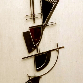 Sculpture intitulée "Frise 1" par Sarah François, Œuvre d'art originale, Métaux