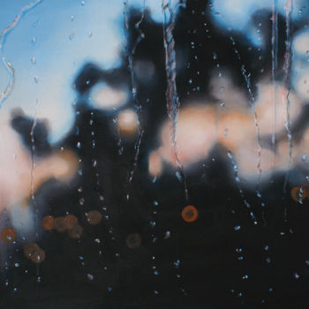 Painting titled "Rainy Season no 12" by Sarah Beth Goncarova, Original Artwork, Acrylic