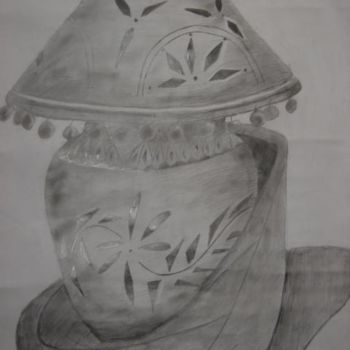 Zeichnungen mit dem Titel "Lamp" von Sarah Khan, Original-Kunstwerk
