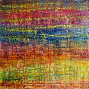 Картина под названием "Hybris" - Sarah Leseigneur, Подлинное произведение искусства, Чернила Установлен на Деревянная рама д…