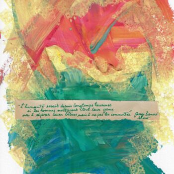 "Furieuse sottise" başlıklı Tablo Sarah Leseigneur tarafından, Orijinal sanat, Guaş boya