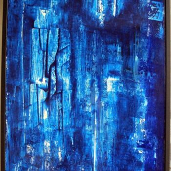 Painting titled "Blue mind..........." by Sarah Paolantonacci (Sarahoui), Original Artwork, Acrylic