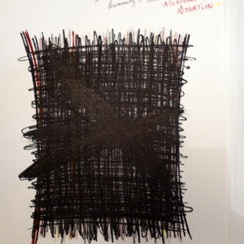 Disegno intitolato "Alienation...." da Sarah Paolantonacci (Sarahoui), Opera d'arte originale, Pennarello