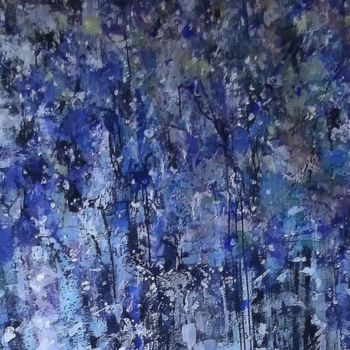 Painting titled "Jacinthes d'eau, Me…" by Naby, Original Artwork, Acrylic