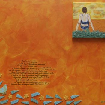 Painting titled "Hoje és o meu Infin…" by Sara Vieira, Original Artwork, Oil