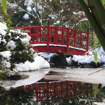 Photography titled "Jardin japonais sou…" by Sarcie, Original Artwork, Digital Photography